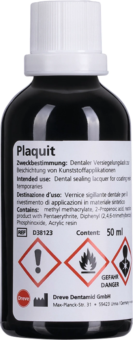 Plaquit Flasche 20 ml Lack mit Pinseleinsatz