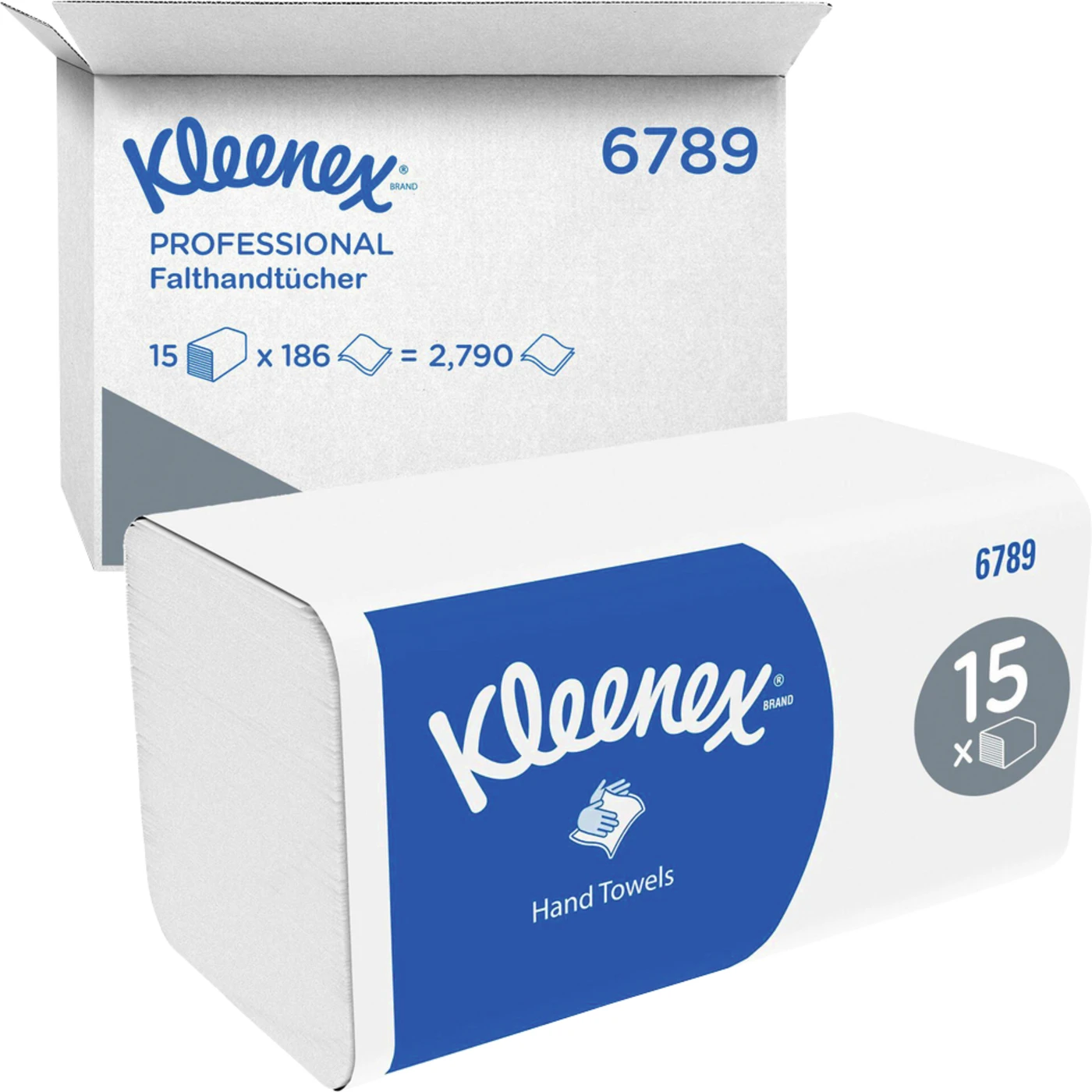 Kleenex® Ultra Karton 15 x 186 Stück 21,5 x 21,2 cm, 2-lagig