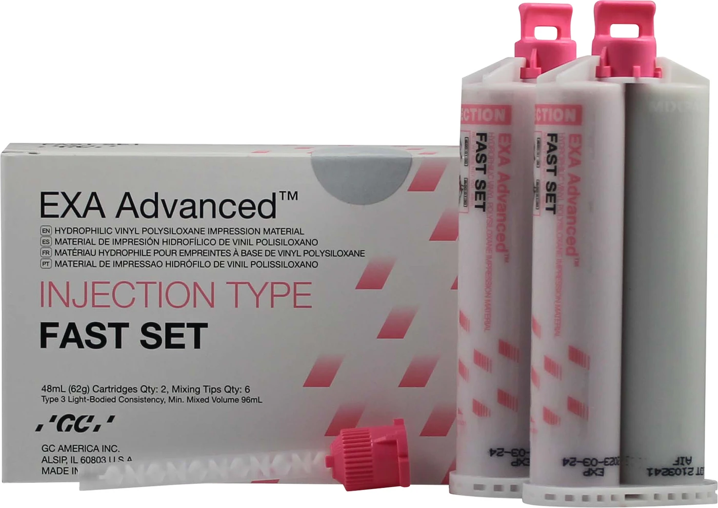 GC EXA Advanced™ Set EXA Advanced injection Fast, Zubehör