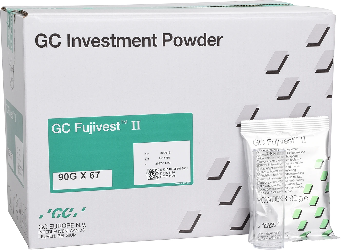 GC Fujivest II® Karton 67 x 90 g Pulver