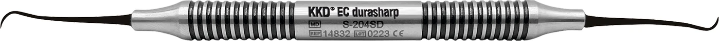 KKD® Easy Clean durasharp Scaler Stück S-204SD, für Interdentalr./ Front-/Seitenz. mit Metallgriff