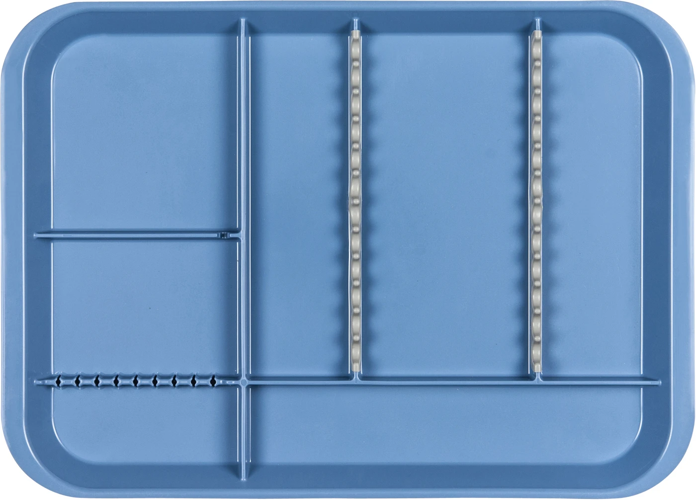 B-Lok Tray Stück Tray 34 x 24,5 x 2,2 cm, mit Einteilung blau