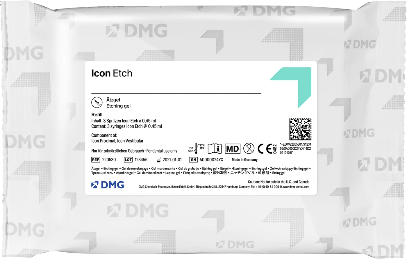 Icon Etch Packung 3 x 0,45 ml Spritze