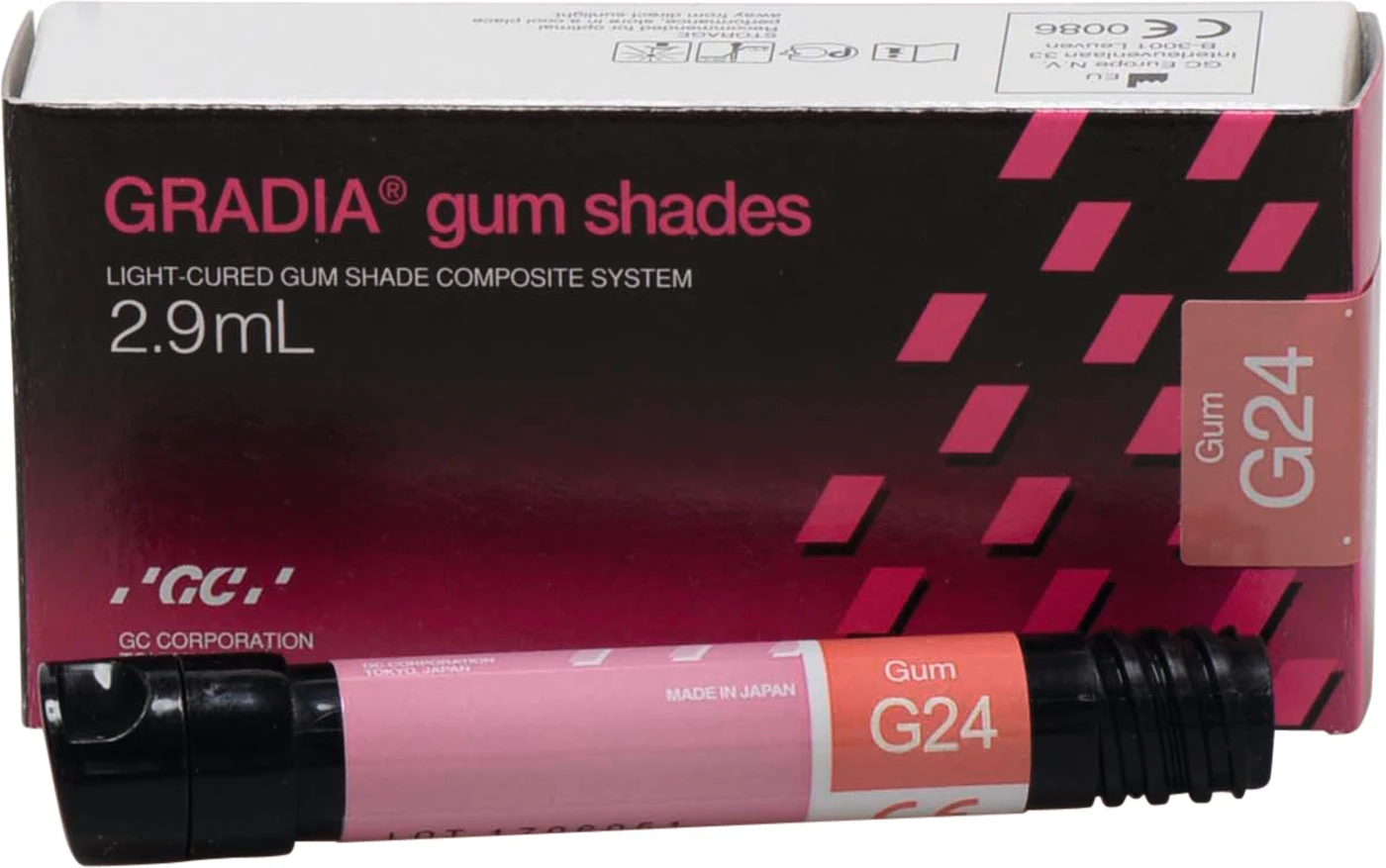 GC GRADIA® gum shades Spritze 2,9 ml Paste gum shades G24