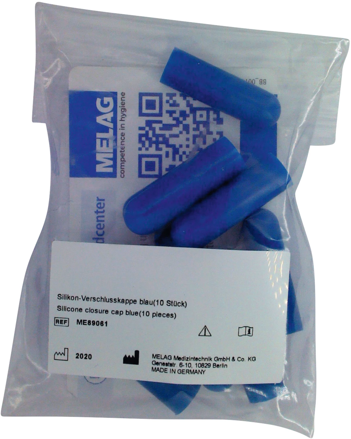 MELAtherm® 10 Verschlusskappe Packung 10 Stück blau