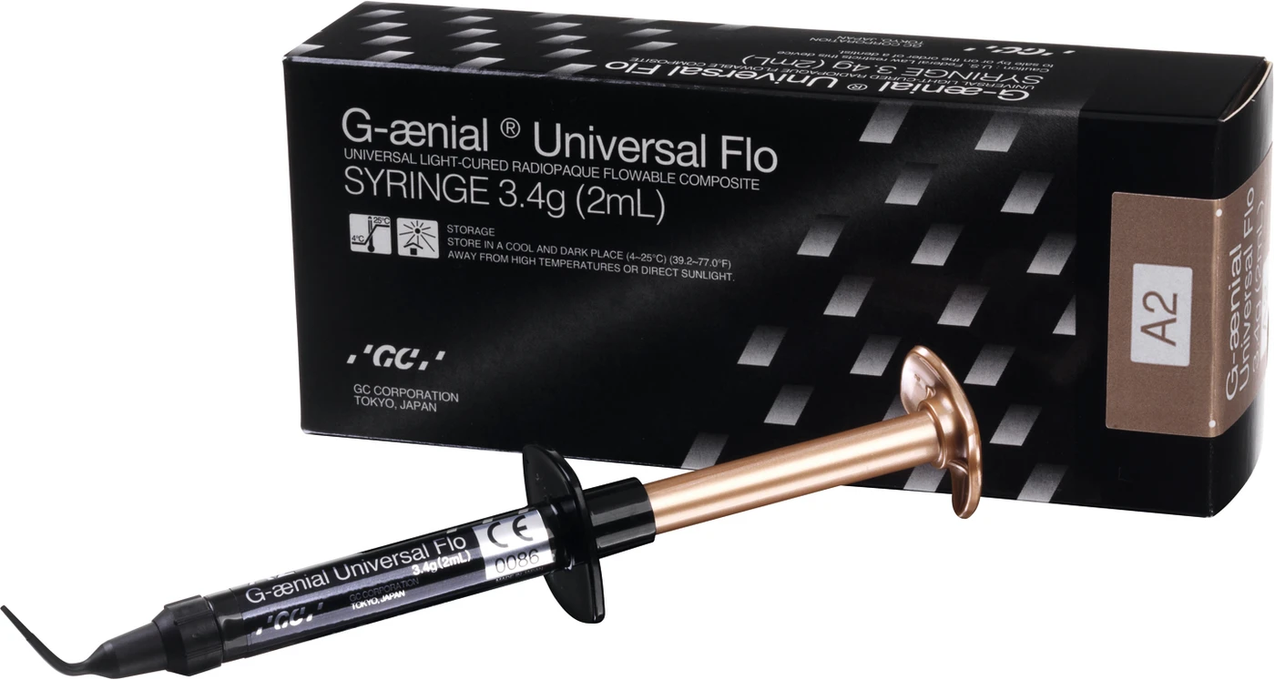 GC G-ænial® Universal Flo Spritze 3,4 g A2 GC G-ænial® Universal Flo Spritze 3,4 g A2