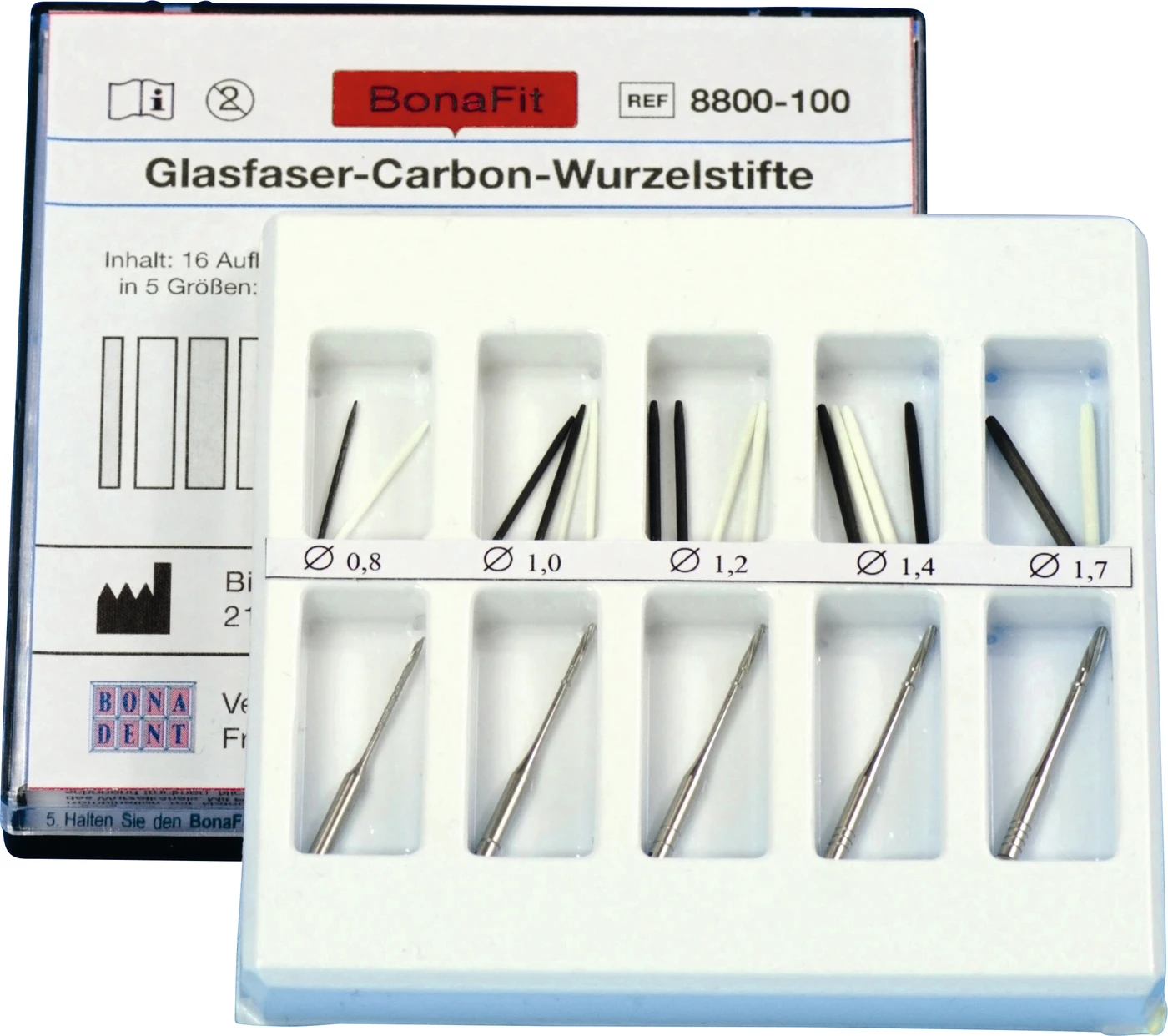 BonaFit Wurzelstifte Komplettpackung