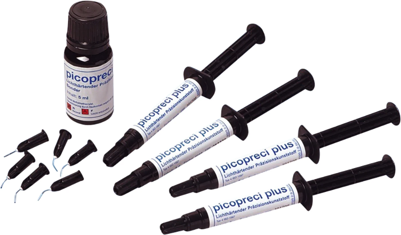 picopreci plus Packung 5 x 3 g Spritze rosa, 20 Tips