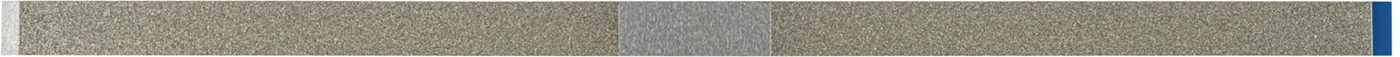 Diamantstreifen KFO Packung 5 Stück doppelseitig, 147 mm, blau mittel, 6 mm, Stärke 0,3 mm
