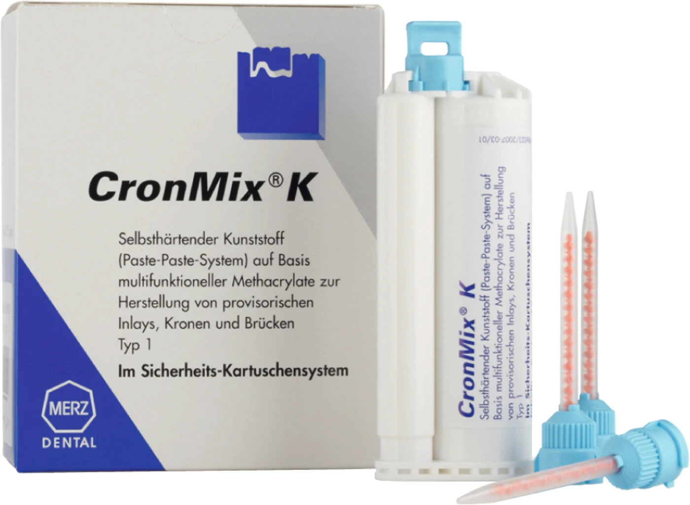 CronMix® K Packung 2 x 50 ml Doppelkartusche A2 4:1 , 20 Feinmischkanülen