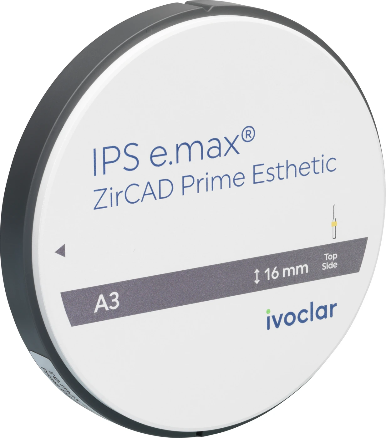 IPS e.max® ZirCAD Prime Esthetic Stück Ø 98,5 mm H 16 mm, A3