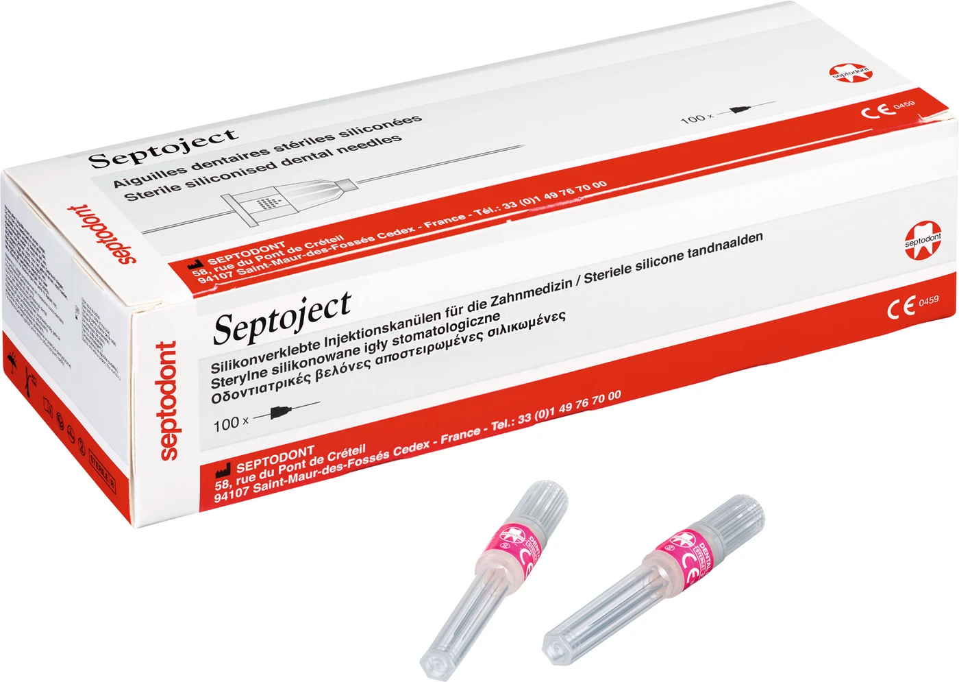 Septoject Packung 100 Stück, G25/0,5 x 25 mm