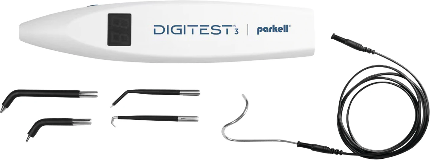 Digitest 3 Set Pulpa-Vitalitätstester inklusive Elektrodendraht, Erdungsklemme, 2 Sonden
