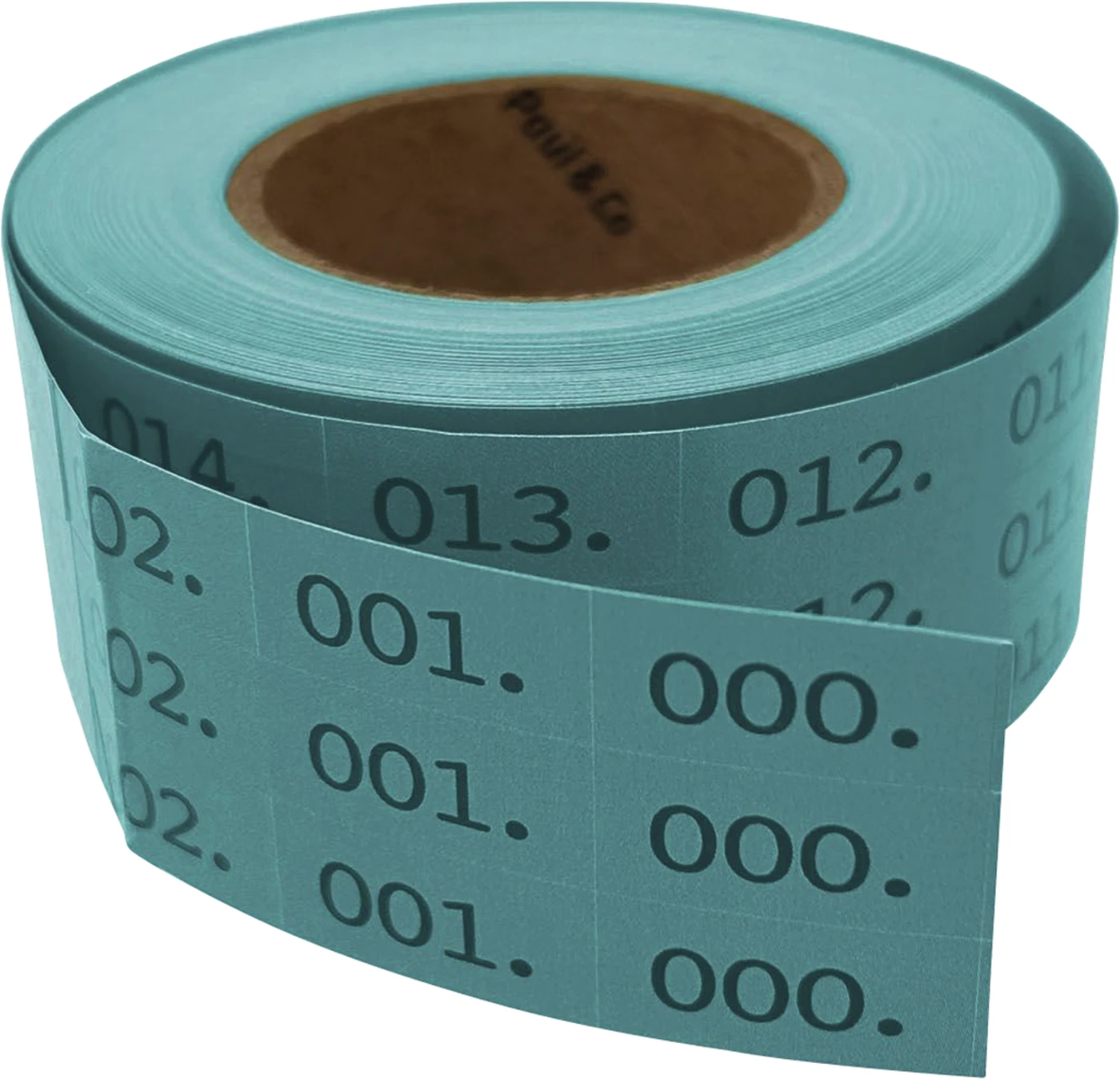 Panostar® 3-fach-Nummer Rolle Etiketten blau