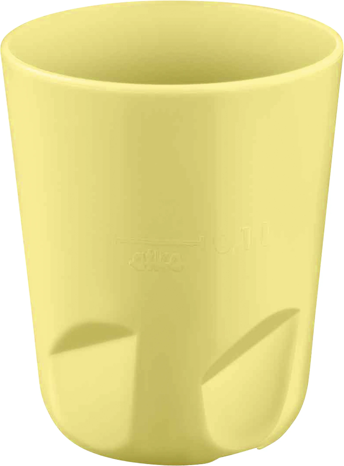 Mehrweg Mundspülbecher Packung 6 Stück hellgelb