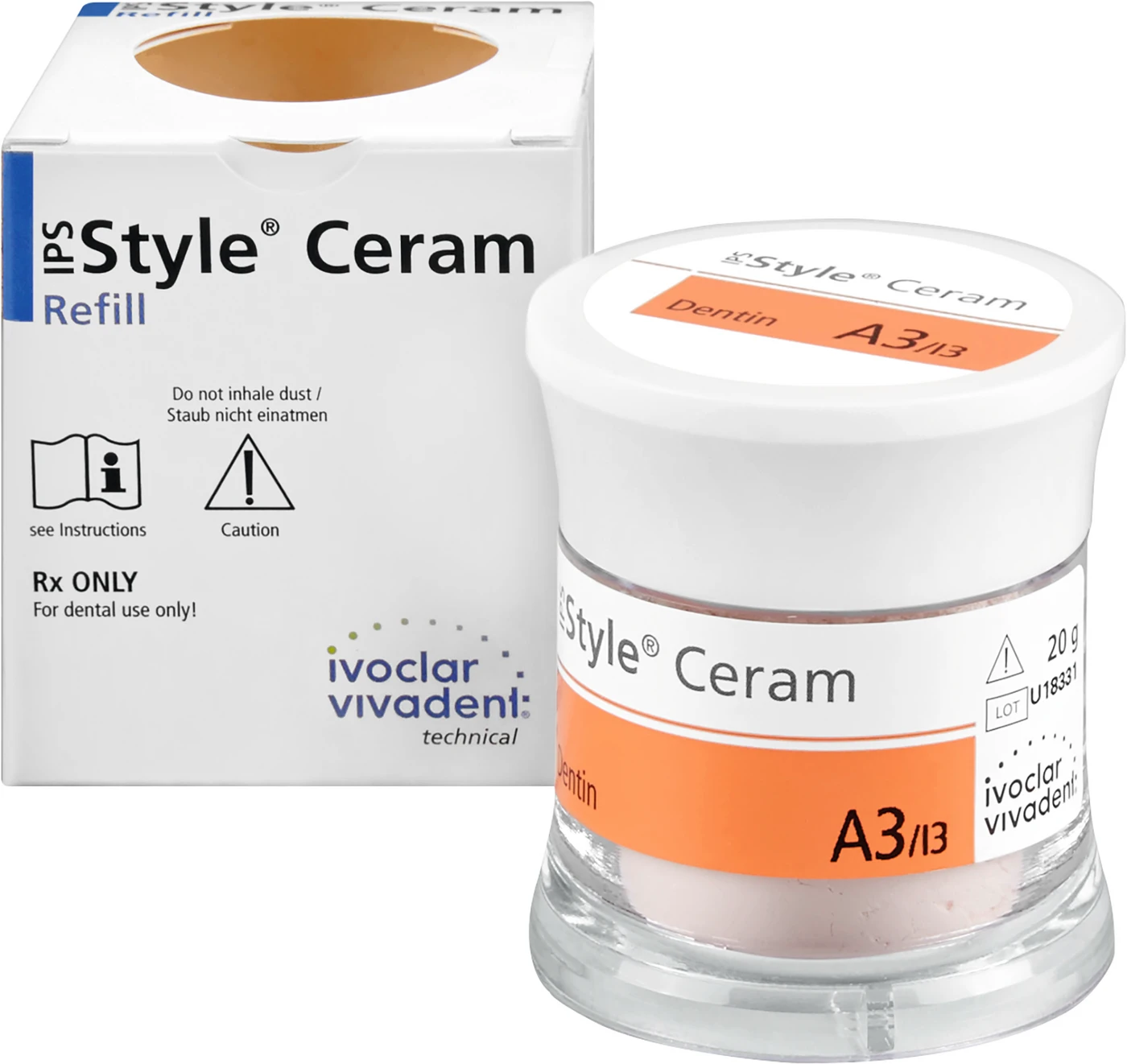 IPS Style® Ceram Dose 20 g Pulver dentin A3