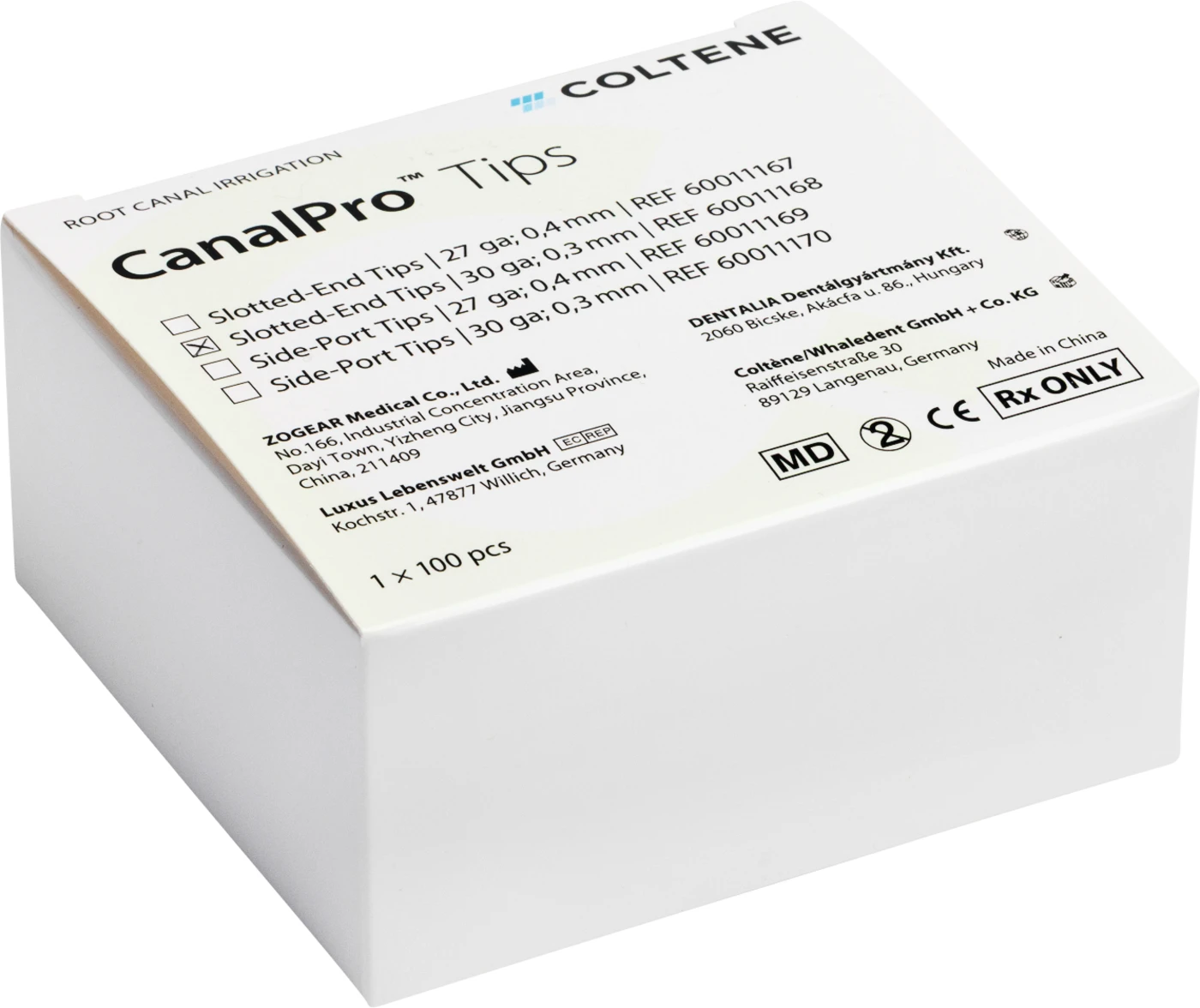 CanalPro Slotted-End Tips Beutel 100 Stück 30 ga
