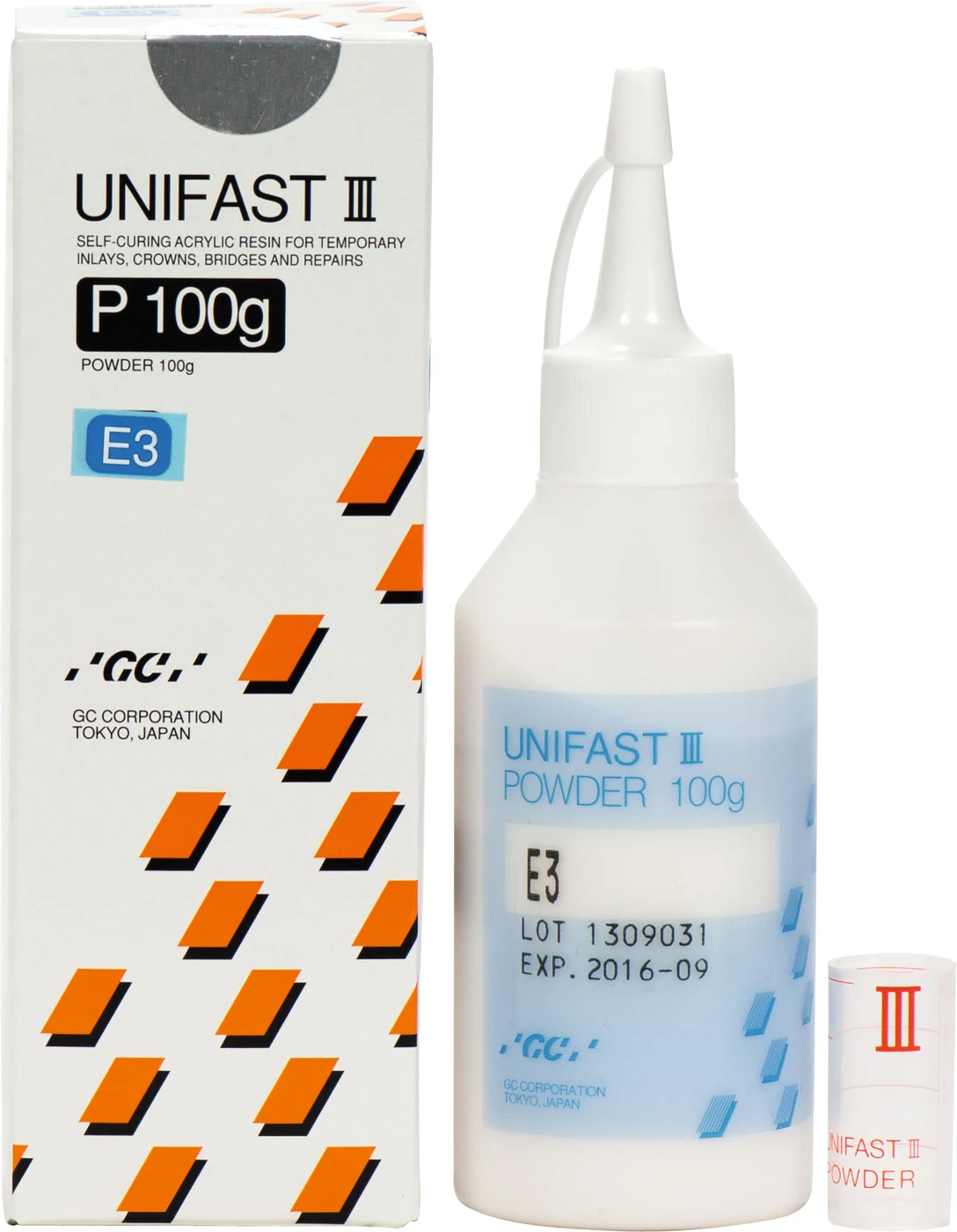 GC UNIFAST III Nachfüllpackung 100 g Pulver E3