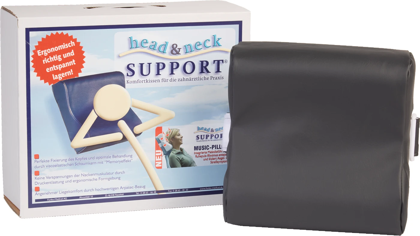 HEAD & NECK KOMFORTKISSEN Stück anthrazit