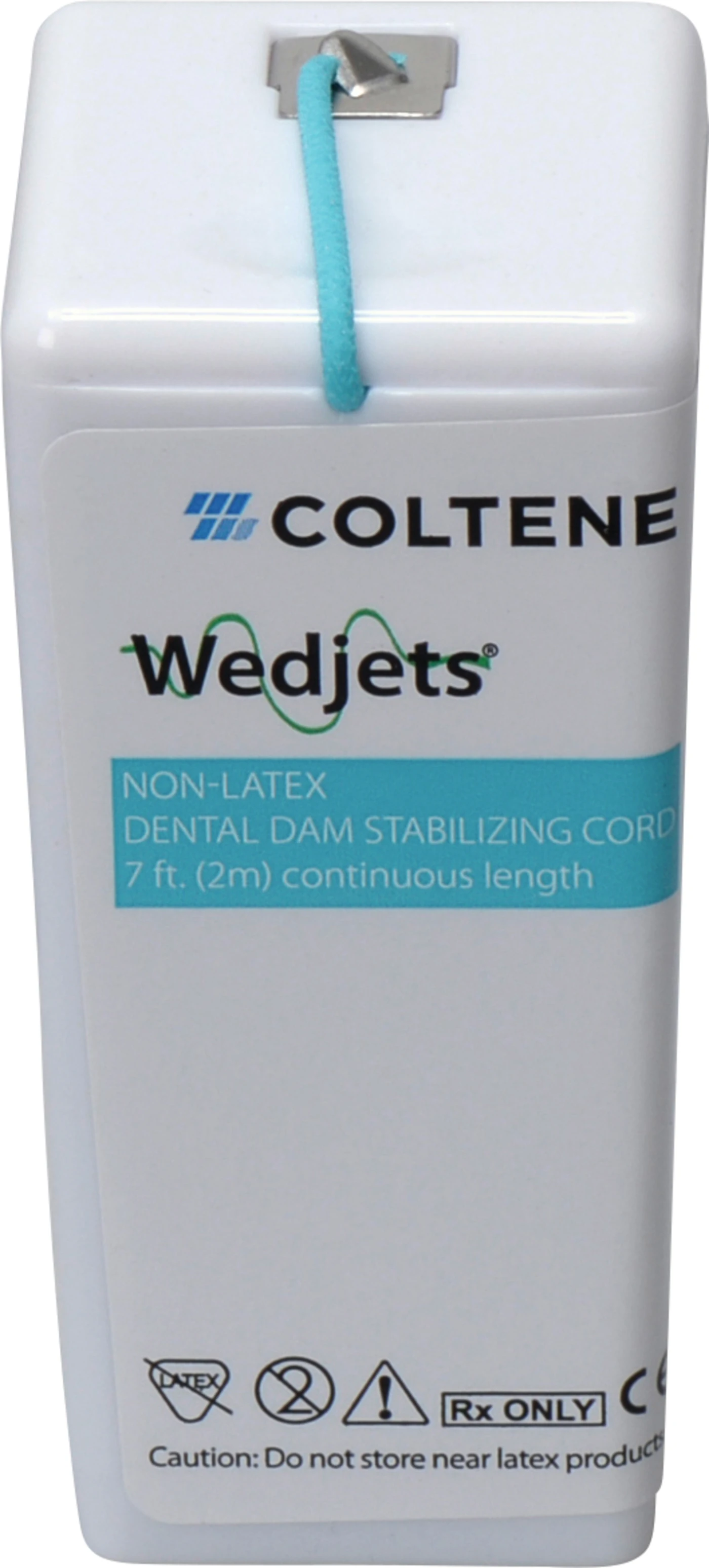 HYGENIC® Wedjets® Befestigungsschnur Rolle 2,3 m blau, latexfrei, dick