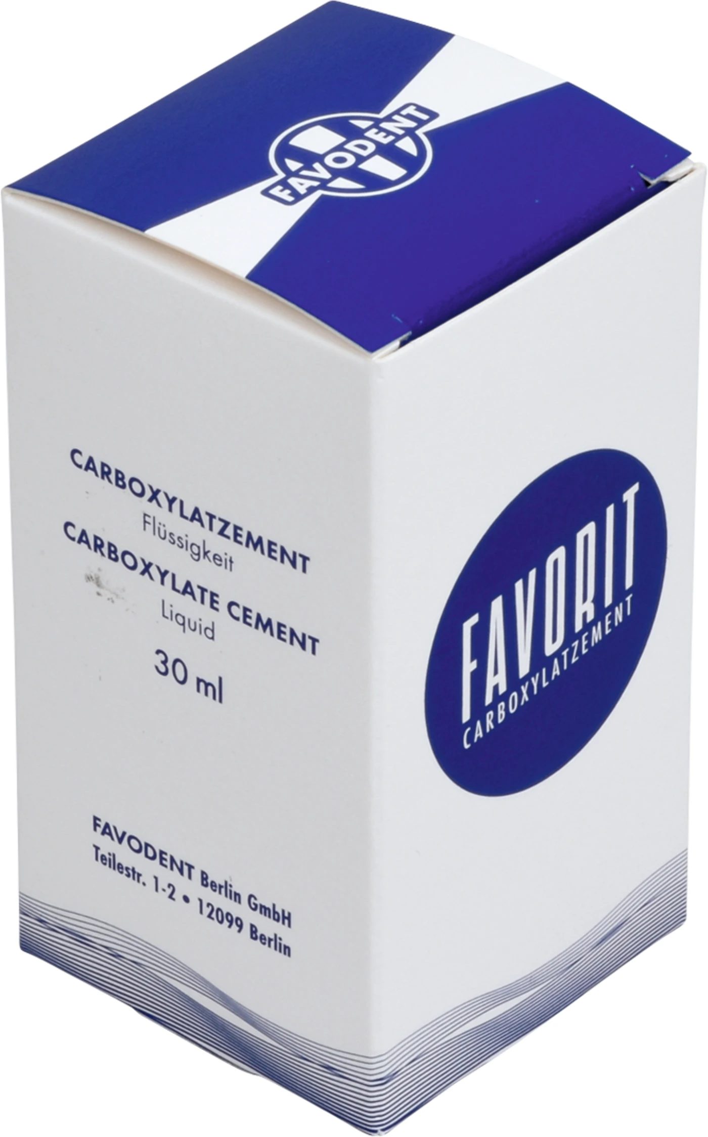 Favorit Carboxylatzement Flasche 30 ml Flüssigkeit