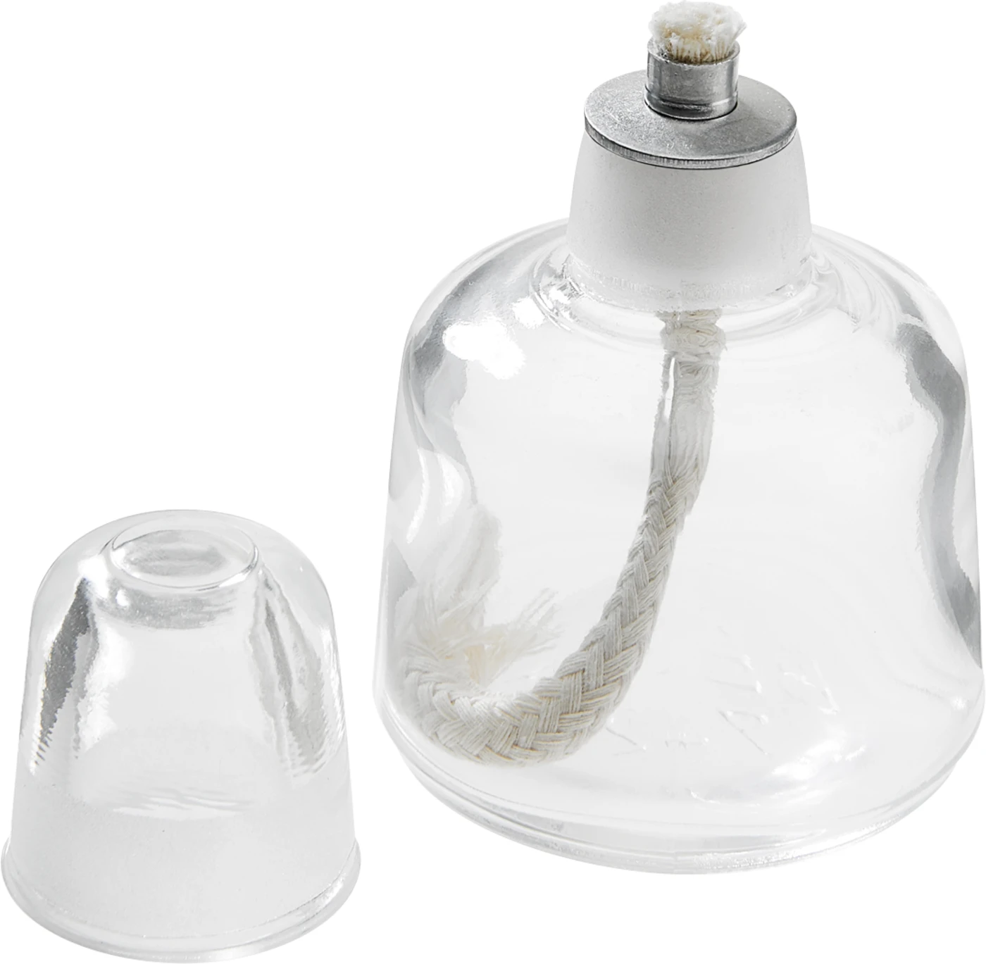 Spirituslampe aus Klarglas 75 ml Stück Spirituslampe