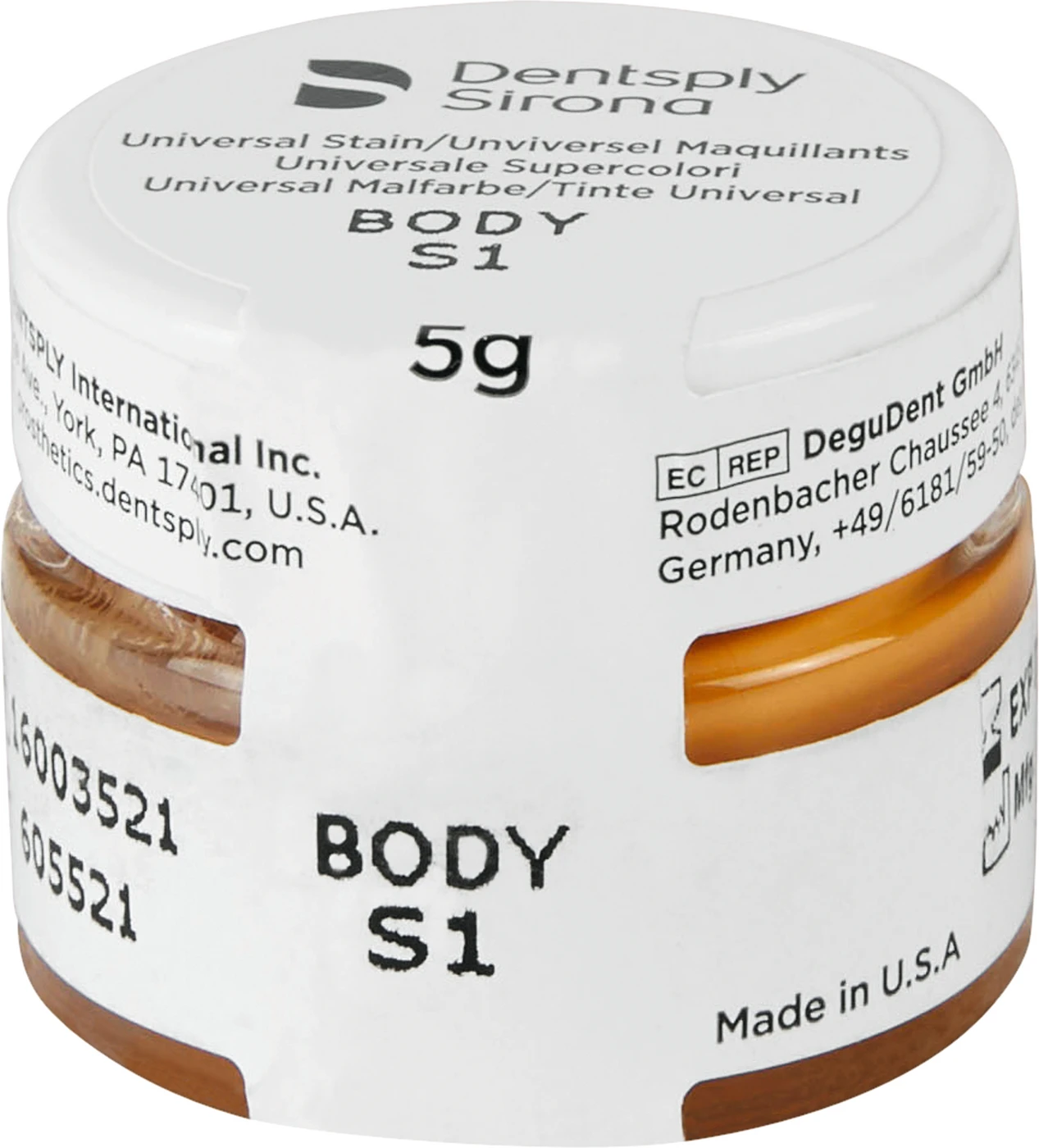 DS® universal Malfarben Packung 5 g body stain S1