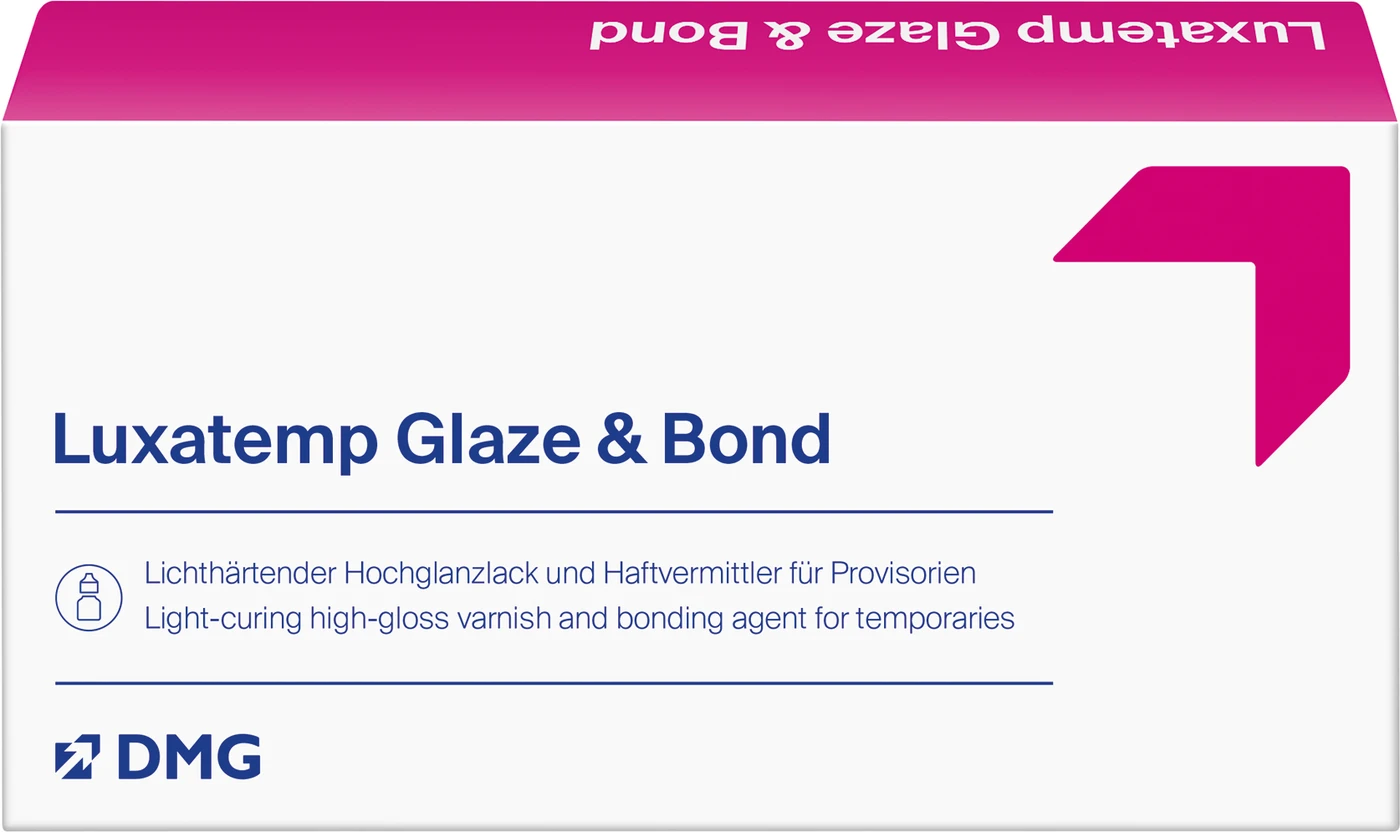 Luxatemp® Glaze & Bond Packung 5 ml Flasche, 25 Pinsel