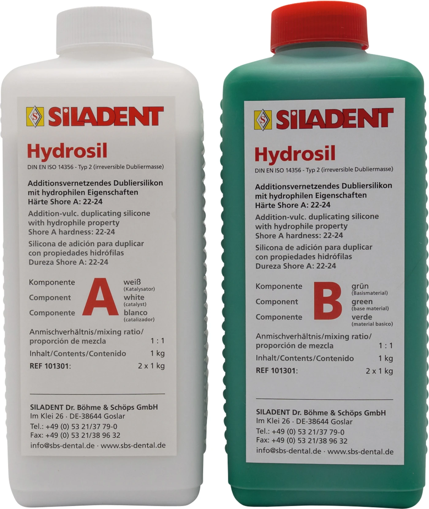 Hydrosil Packung 2 x 1 kg Flasche Hydrosil Packung 2 x 1 kg Flasche