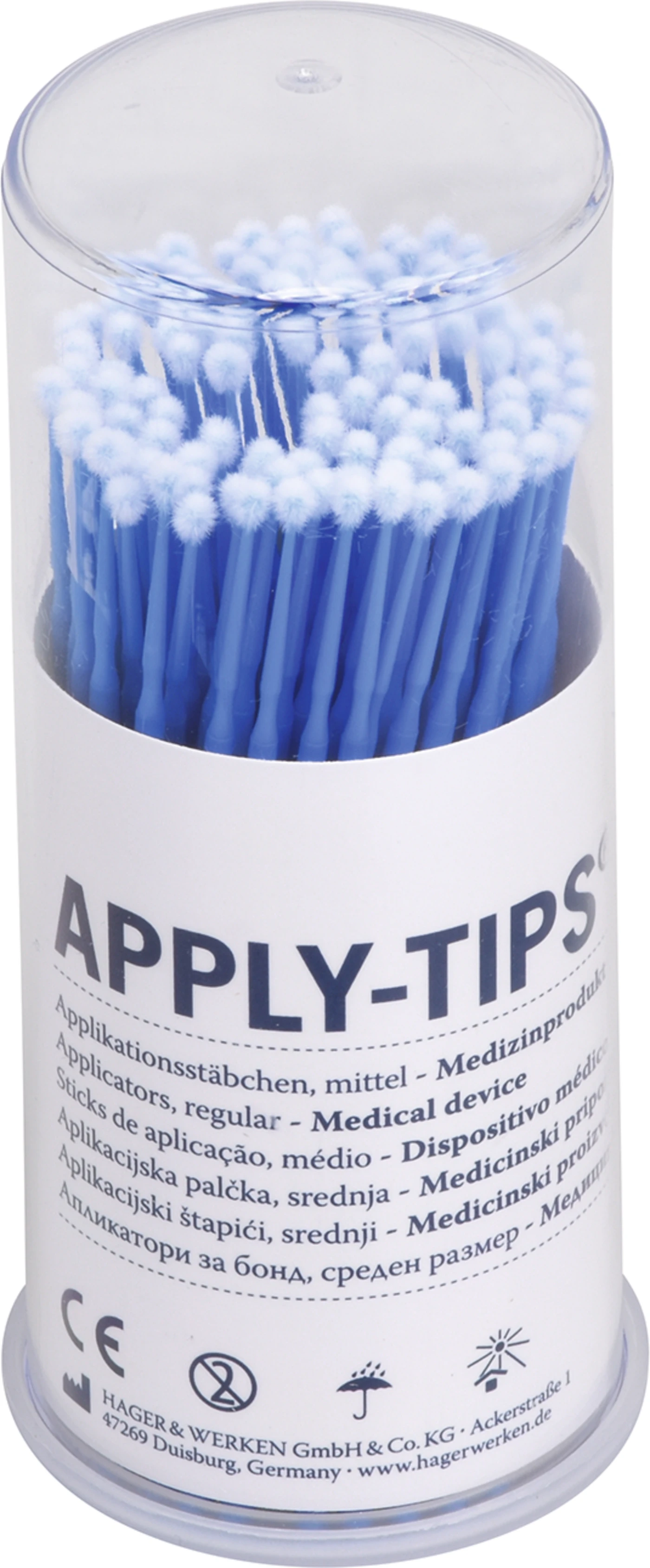 Apply-Tips Packung 100 Stück blau, regular