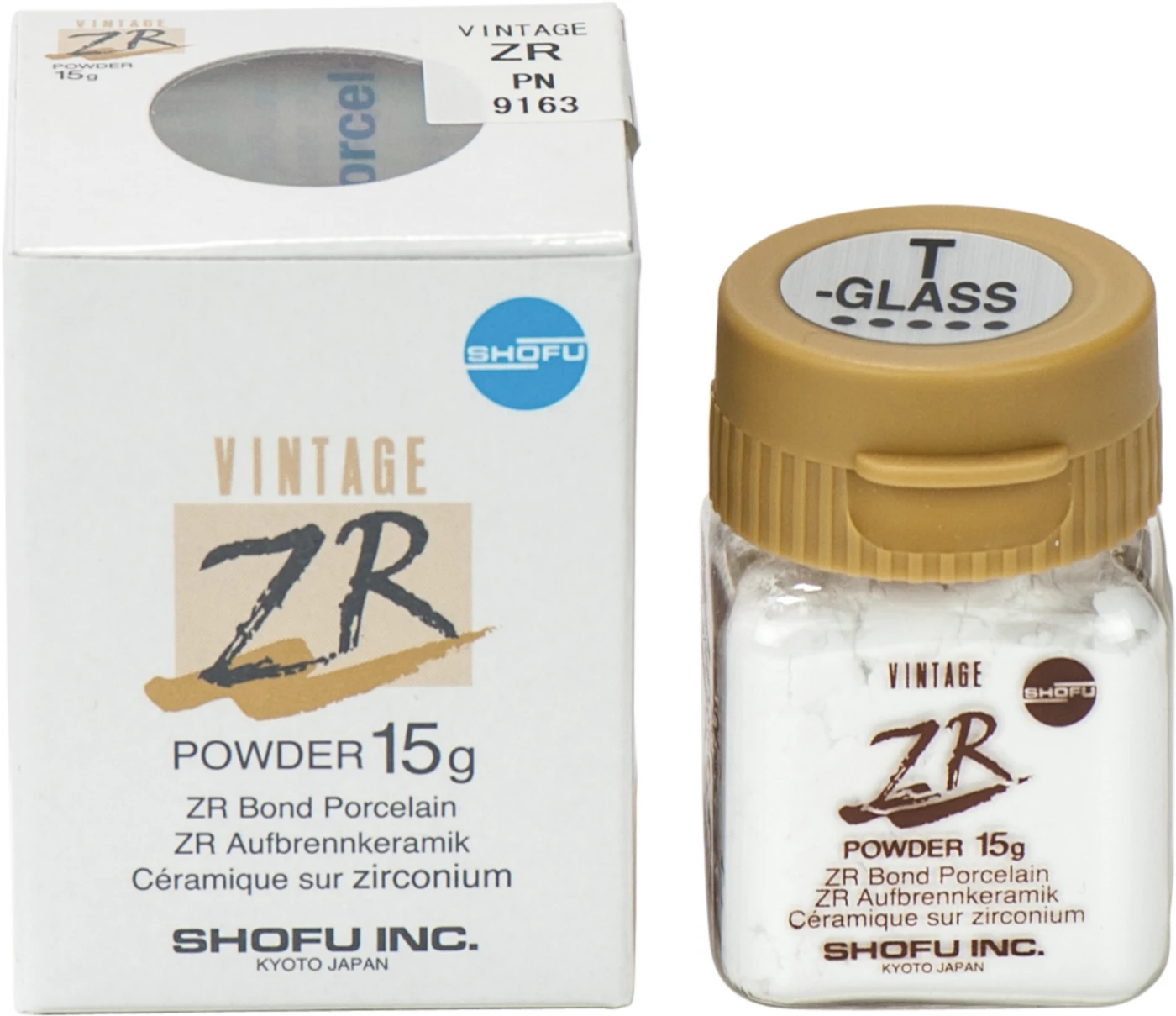 VINTAGE ZR Dose 15 g Pulver enamel effekt T-GLASS
