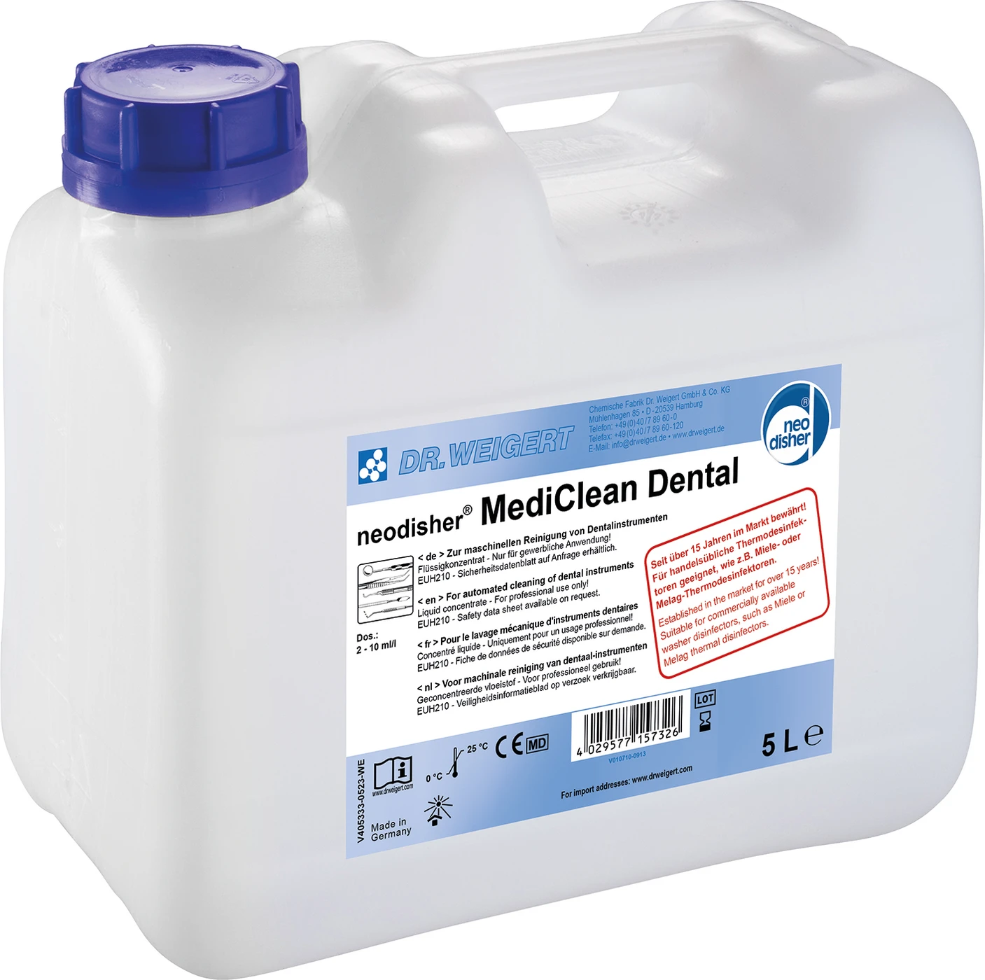 neodisher® MediClean Dental Kanister 5 Liter