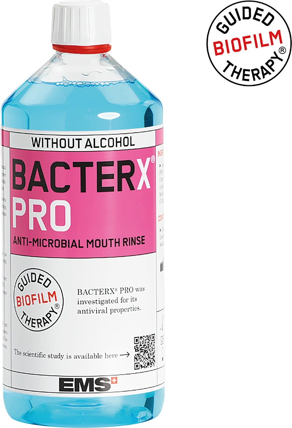 BACTERX® PRO Flasche 1 Liter ohne Alkohol