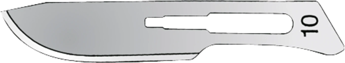 Skalpellklingen Packung 100 Stück Figur 10