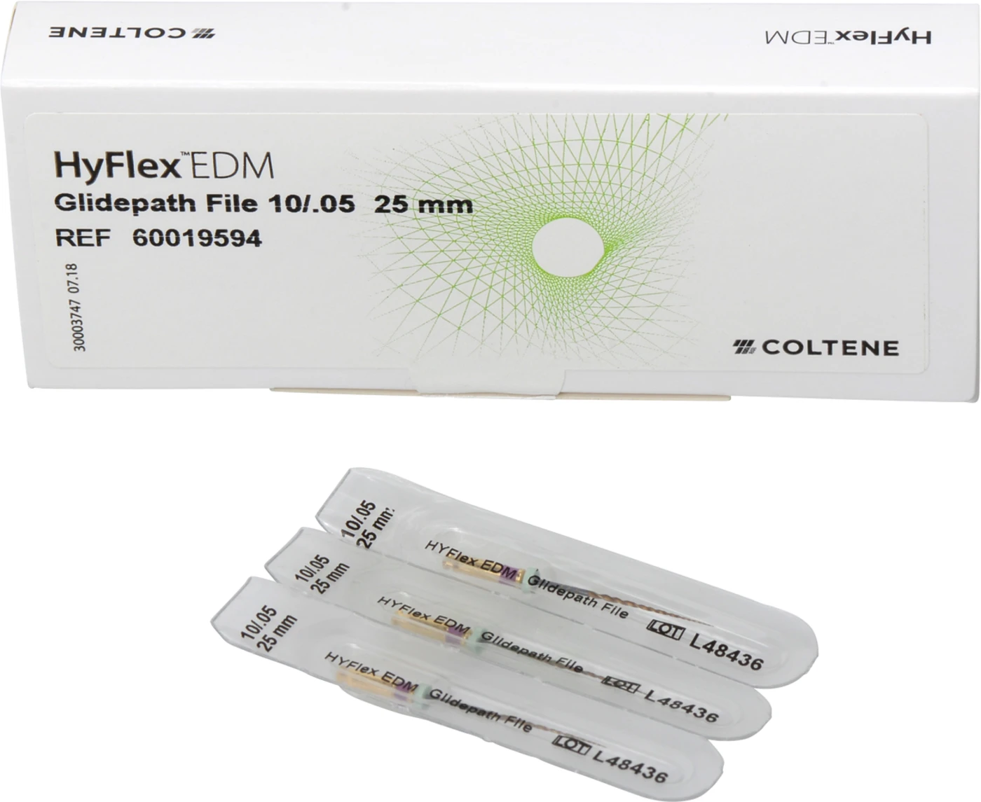 HyFlex™ EDM NiTi-Feilen Packung 3 Glidepath Feilen 25 mm, Taper.05 ISO 010 HyFlex™ EDM NiTi-Feilen Packung 3 Glidepath Feilen 25 mm, Taper.05 ISO 010
