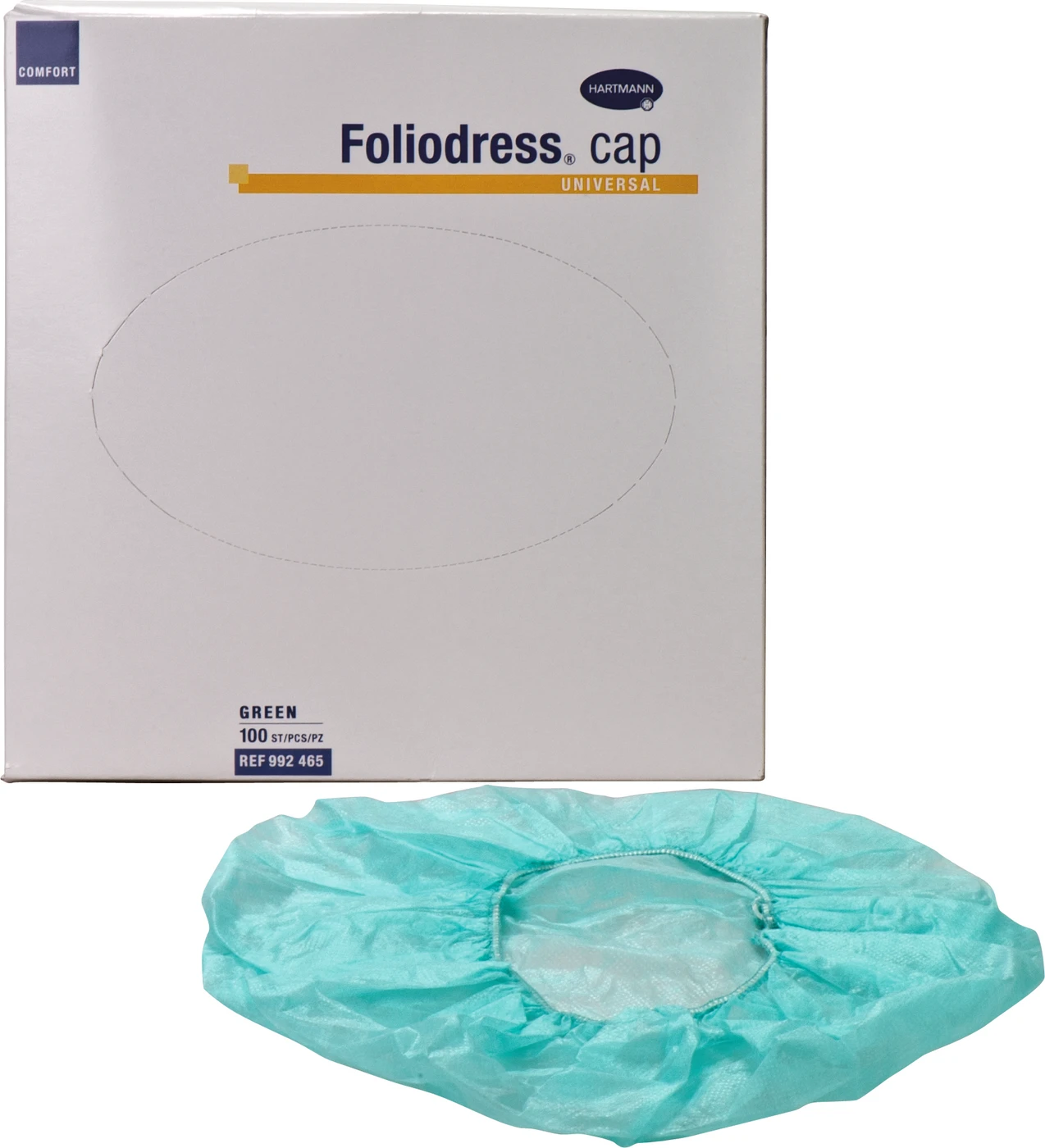 Foliodress® cap COMFORT UNIVERSAL Packung 100 Stück grün, universal Foliodress® cap COMFORT UNIVERSAL Packung 100 Stück grün, universal