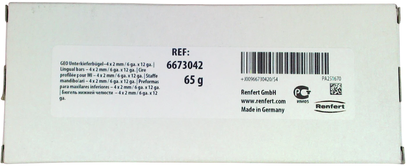 GEO UK-Bügel Packung 65 g türkis