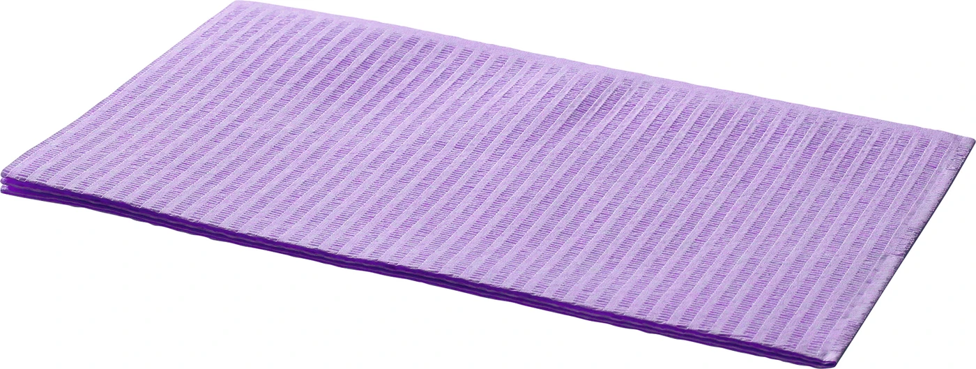 TOP SAFE Patientenservietten Karton 10 x 50 Stück lila, 33 x 45 cm, 2-lagig