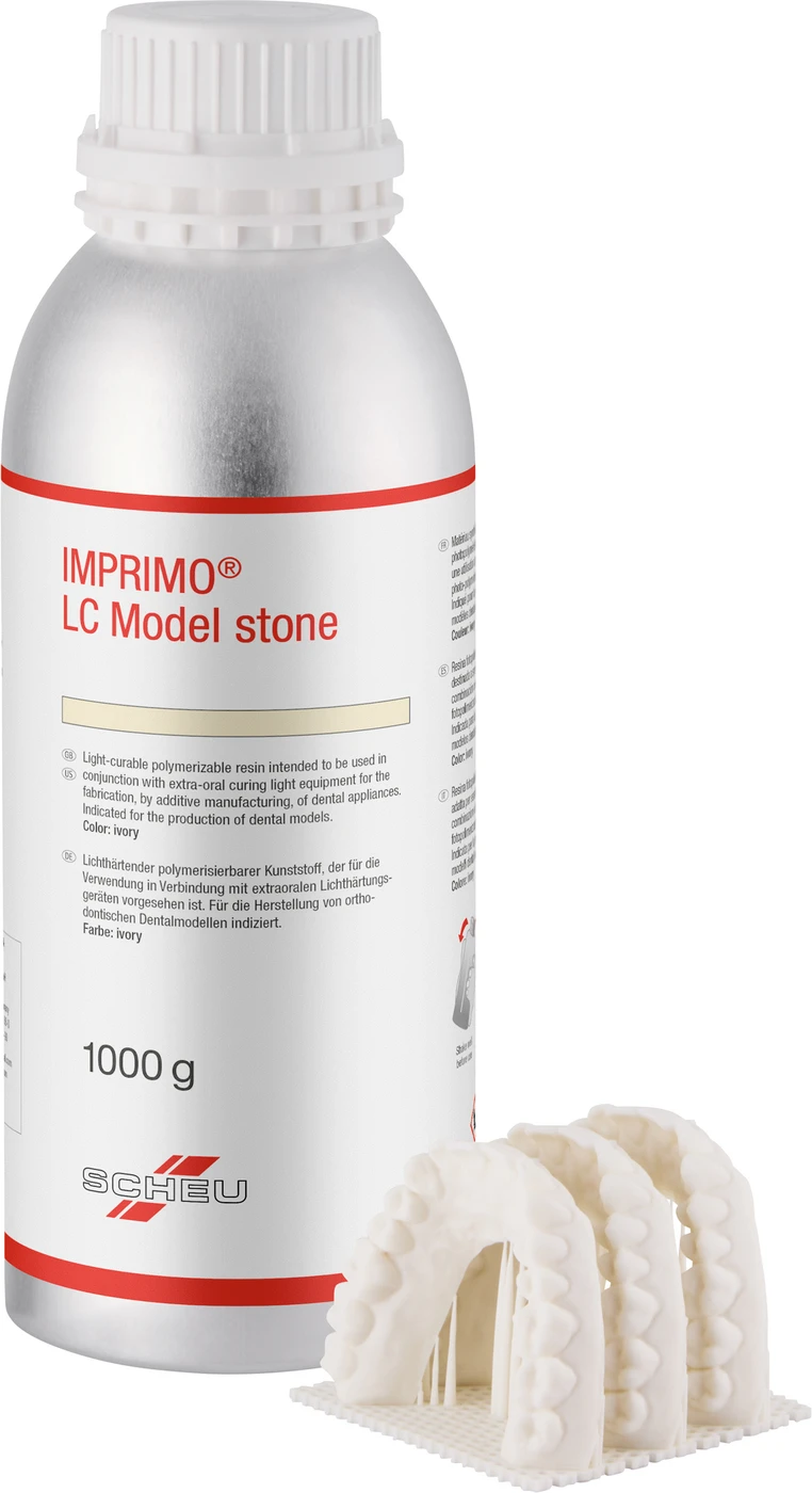 IMPRIMO® LC Model stone Flasche 1 kg 385 nm, ivory