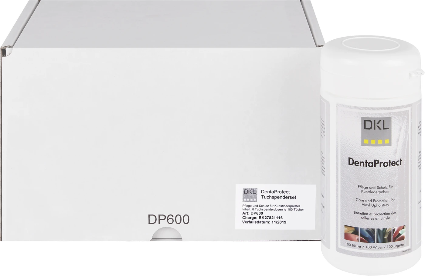 DentaProtect Packung 6 Tuchspenderdosen, 600 Tücher DentaProtect Packung 6 Tuchspenderdosen, 600 Tücher