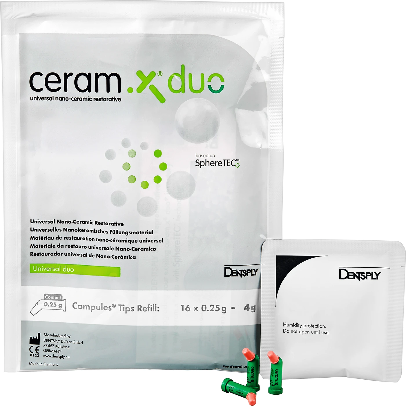 Ceram.x® duo universal Nachfüllpackung 16 x 0,25 g Compule D2
