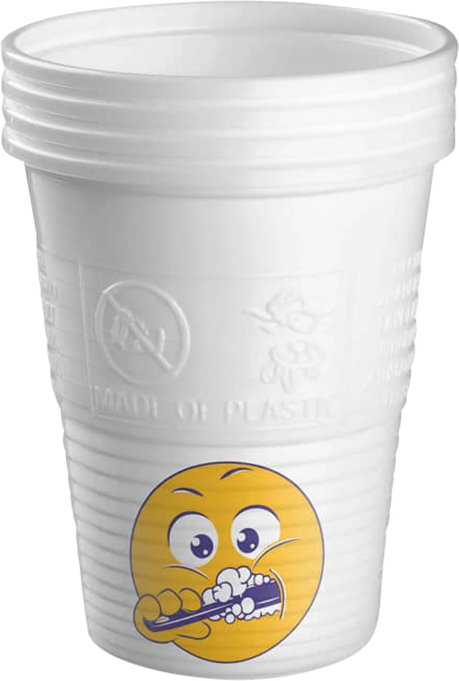 SMILY Mundspülbecher Karton 20 x 50 Stück smiley gelb SMILY Mundspülbecher Karton 20 x 50 Stück smiley gelb