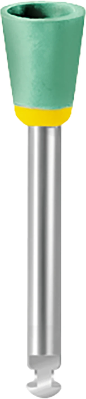 EVE DIACERA® Stück grün mittel, RA, Figur Kelch, 6 x 7,5 mm
