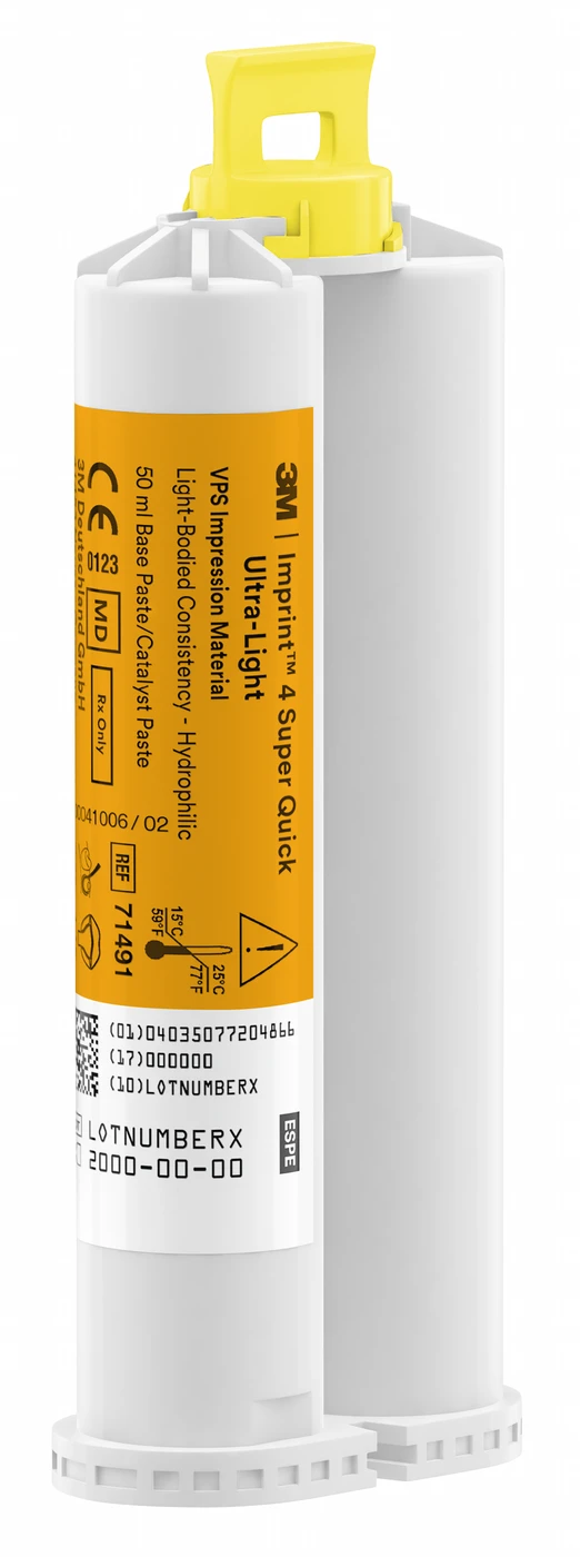 Imprint™ 4 Refill Packung 4 x 50 ml Doppelkartusche Super Quick Ultra-Light, Zubehör Imprint™ 4 Refill Packung 4 x 50 ml Doppelkartusche Super Quick Ultra-Light, Zubehör