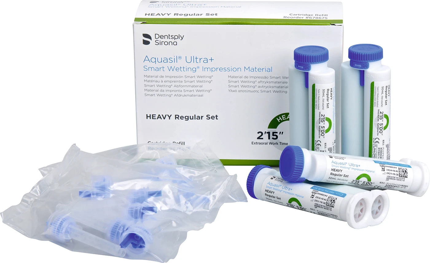 Aquasil® Ultra+ Nachfüllpackung 4 x 50 ml Doppelkartusche Heavy Regular Set, Zubehör Aquasil® Ultra+ Nachfüllpackung 4 x 50 ml Doppelkartusche Heavy Regular Set, Zubehör