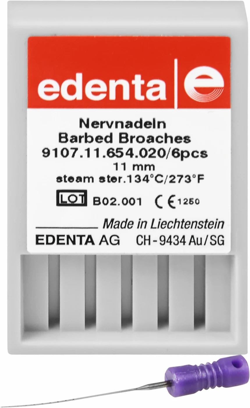 Nervnadeln 9107 Packung 6 Stück lila ISO 020