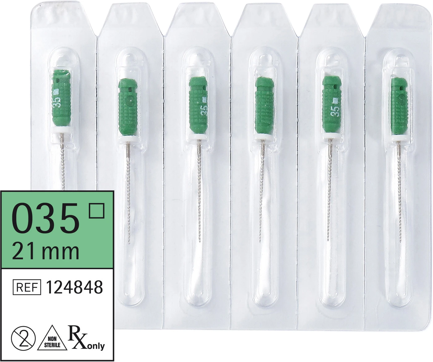 smart K-Feilen Packung 6 Stück 21 mm ISO 035