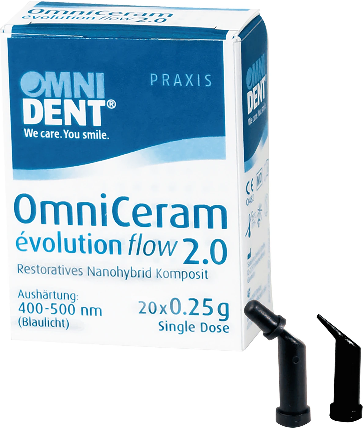 OmniCeram évolution flow 2.0 Packung 2 x 2 g Spritze A1