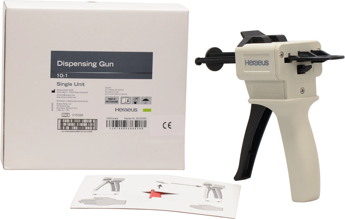 PreVISION® Temp Dispensing Gun 10:1 Stück