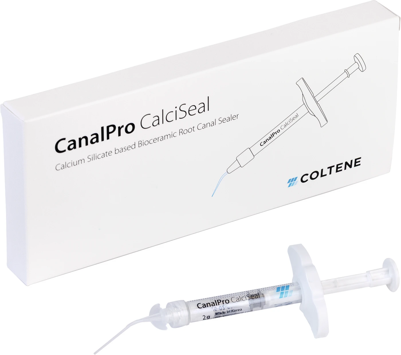 CanalPro CalciSeal Packung 2 g Spritze, 15 Einwegspitzen